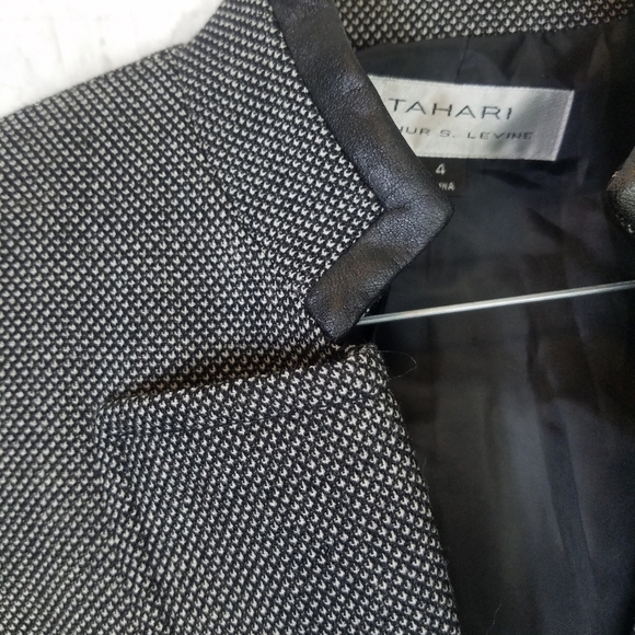 Tahari Arthur S Levine  wool Blazer - Picture 7 of 9
